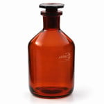 Reagent Bottle Narrow Mouth Amber Borosilicate
